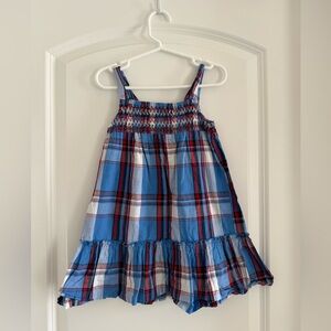 Healthtex Blue and Red Plaid Dress